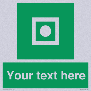 Custom sign safe condition Shipboard general alarm